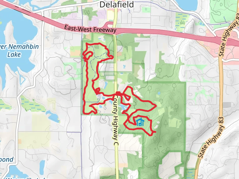 Moraine Ridge Trail and Prairie Path Loop