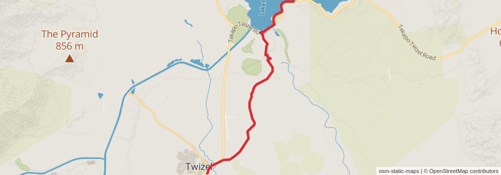 Te Araroa Trail stage 147 Map