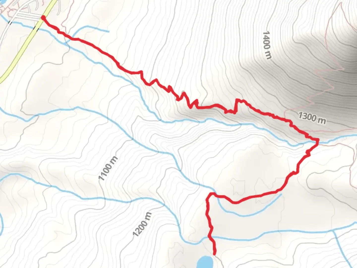An image depicting the trail Fish Lake via Crystal Ford and its surrounding area.
