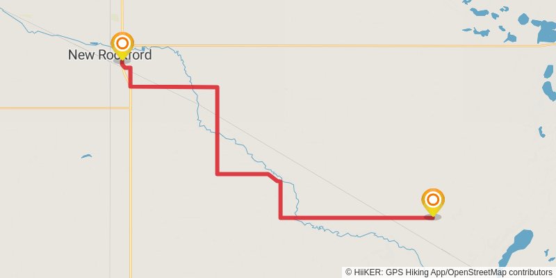 North Country Trail stage 13 Map
