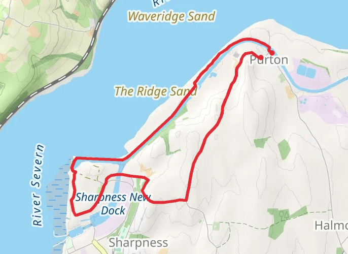 PURTON SHARPNESS mobile static map