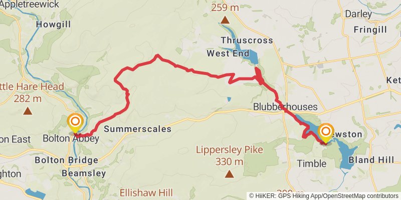 Abbeys Amble stage 3 Map