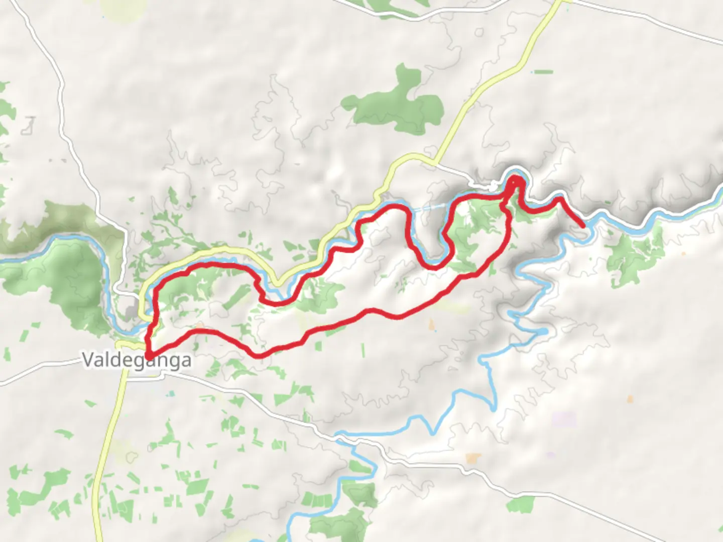 An image depicting the trail Jucar River Trail and its surrounding area.