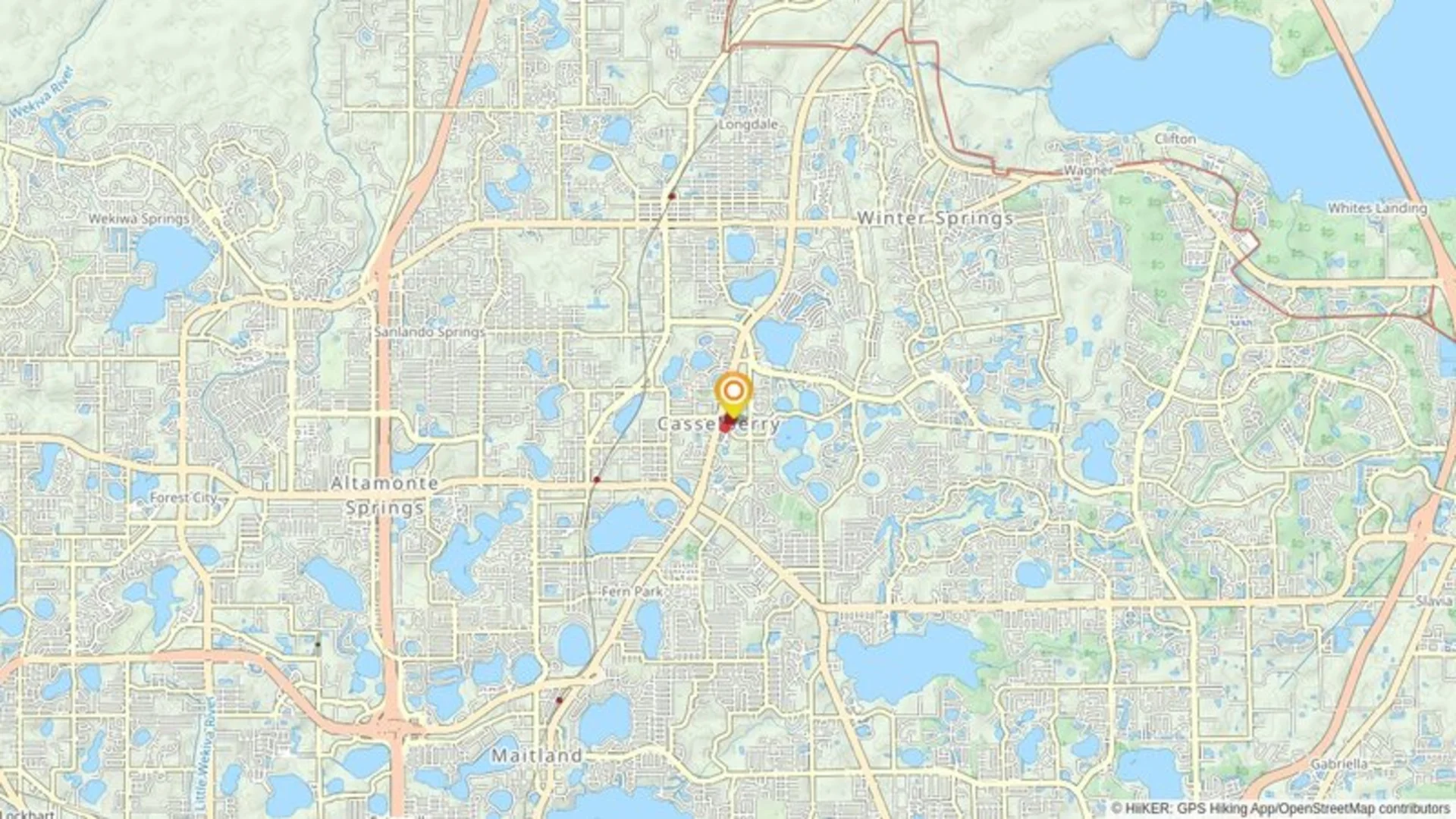 An image depicting the trail Lake Concord and Park Loop and its surrounding area.