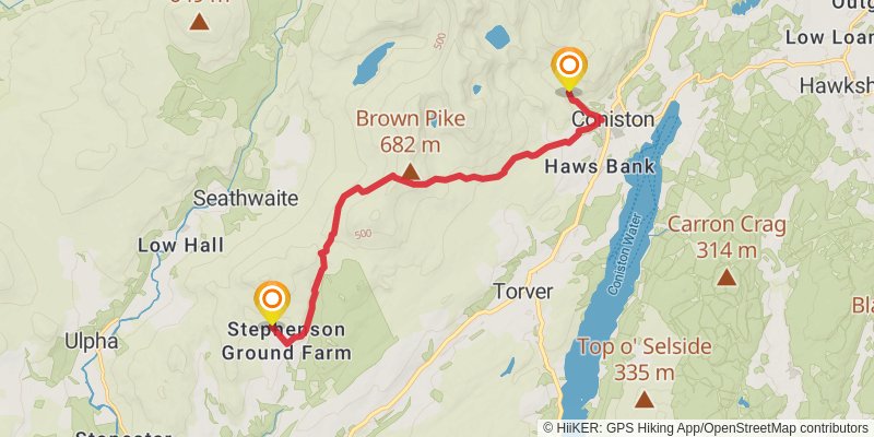 Alternative Coast to Coast stage 3 Map