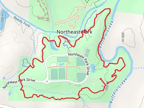 Buck Lane, Deer Run and Buffalo Creek Loop Trail