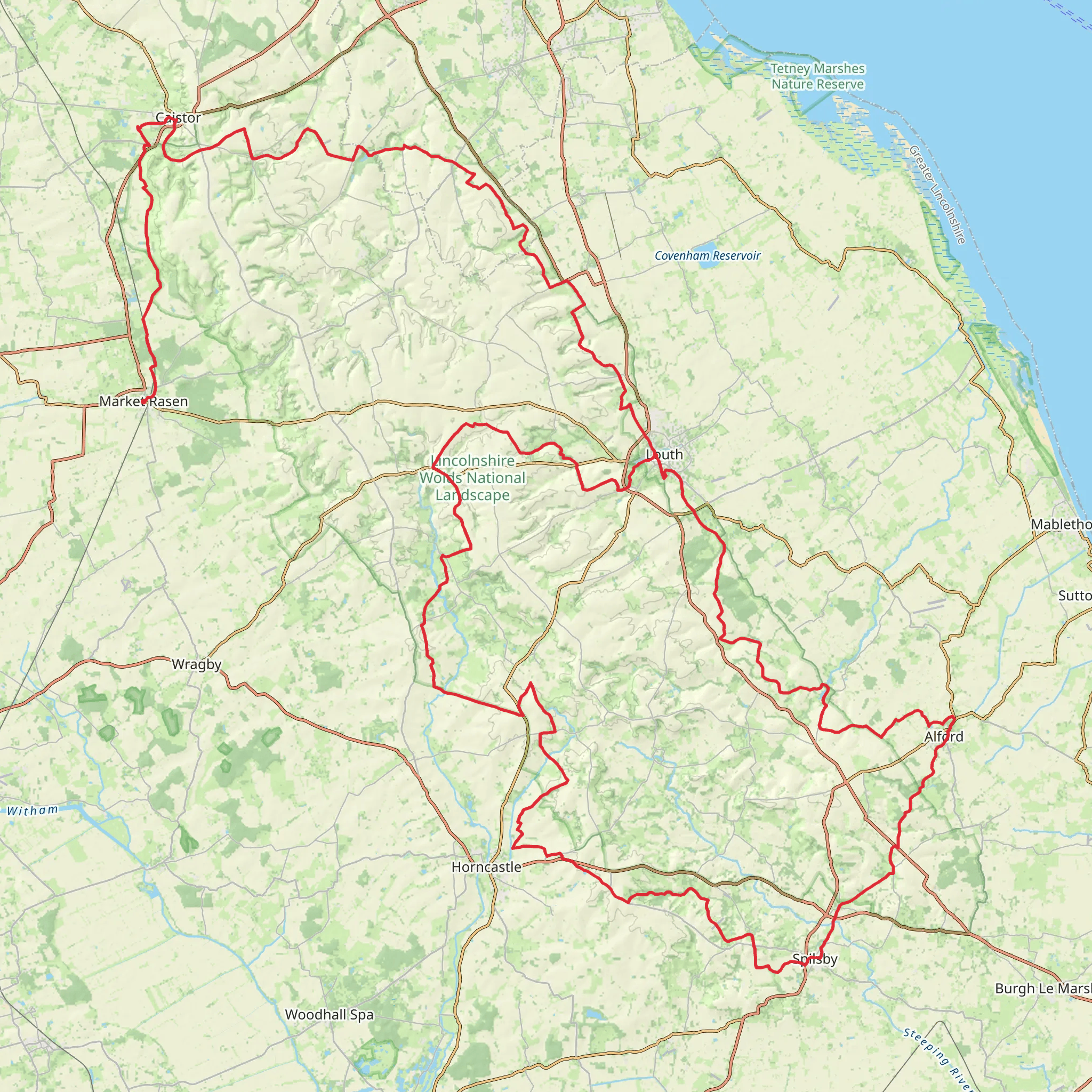 Lindsey Loop mobile static map