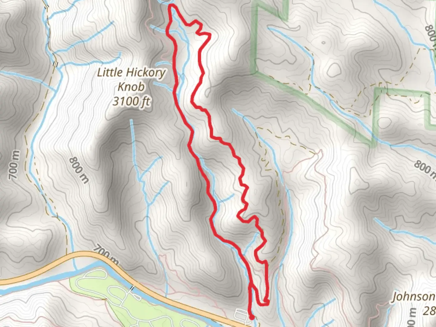 An image depicting the trail Thrift Cove Loop Trail and its surrounding area.