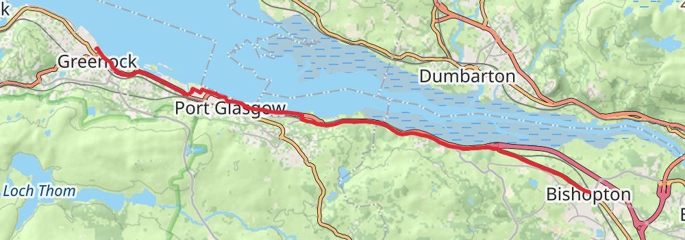 Clyde Coastal Path stage 2 Map