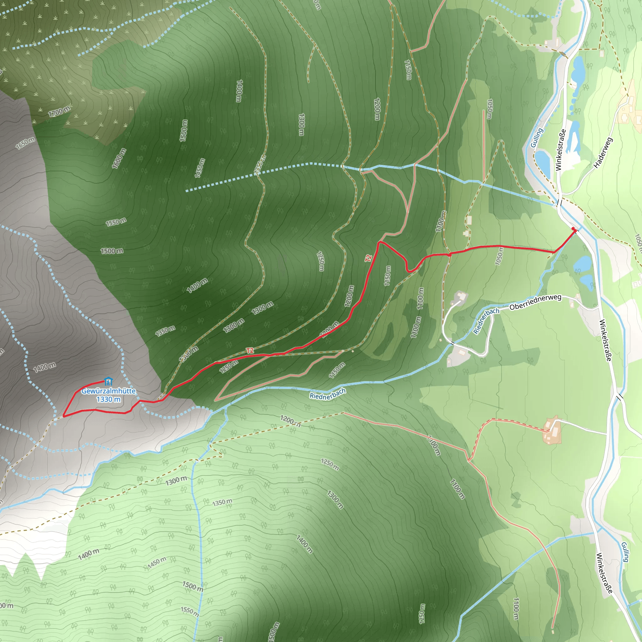 Gewürzalm Oppenberg mobile static map