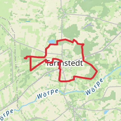 Tarmstedt Loop via Tarmstedter Moor mobile static map