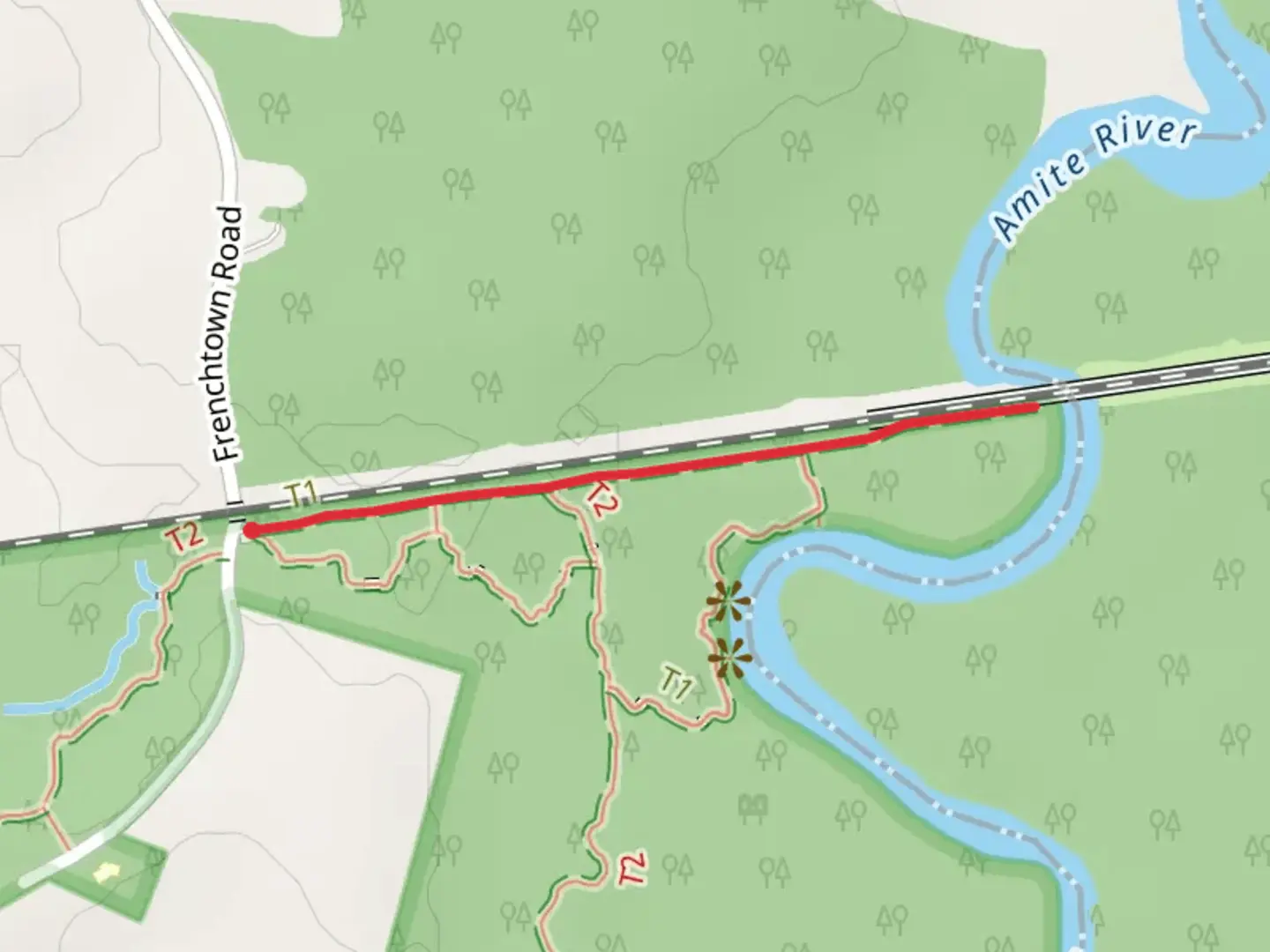 An image depicting the trail Railroad Trail and its surrounding area.