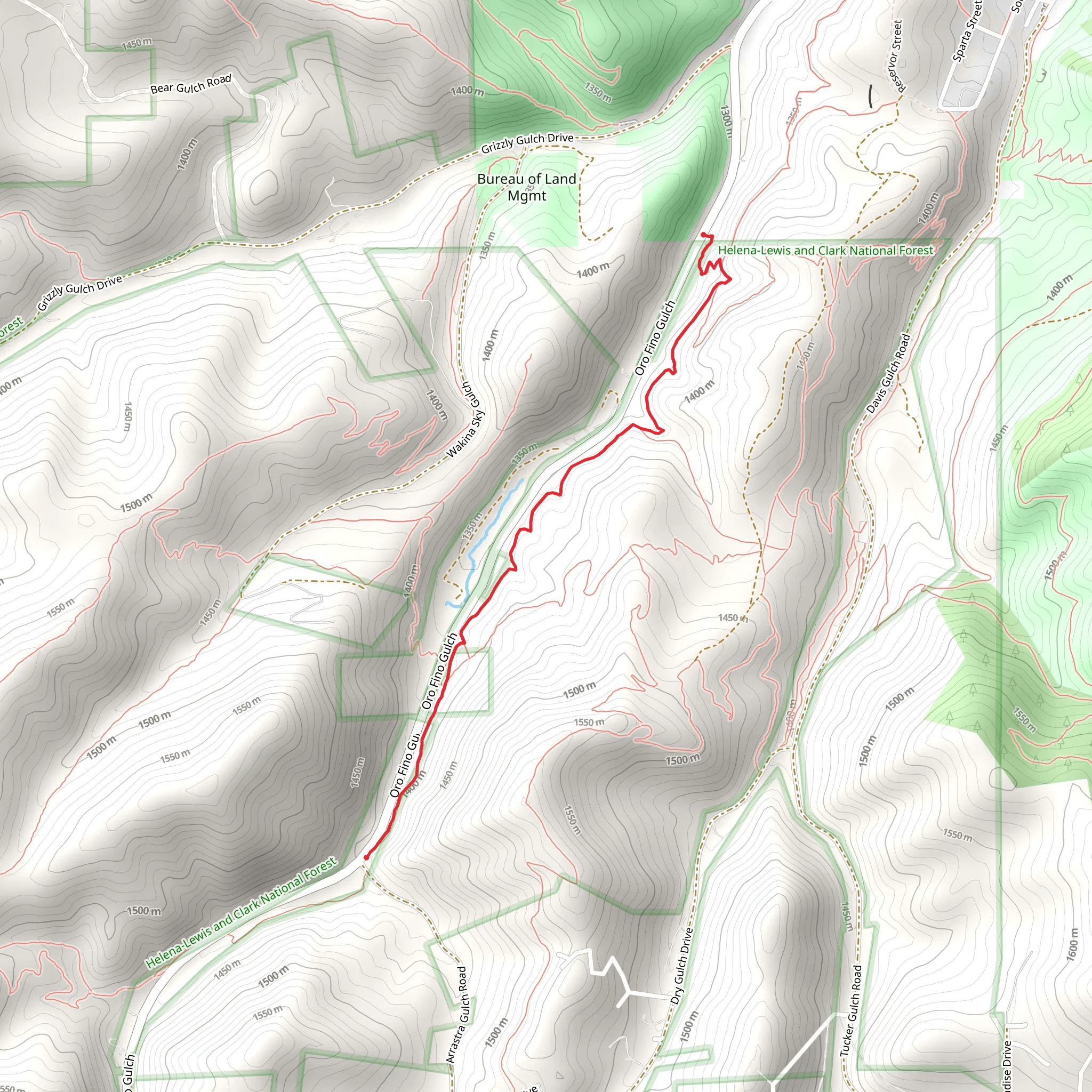 Waterline Trail mobile static map