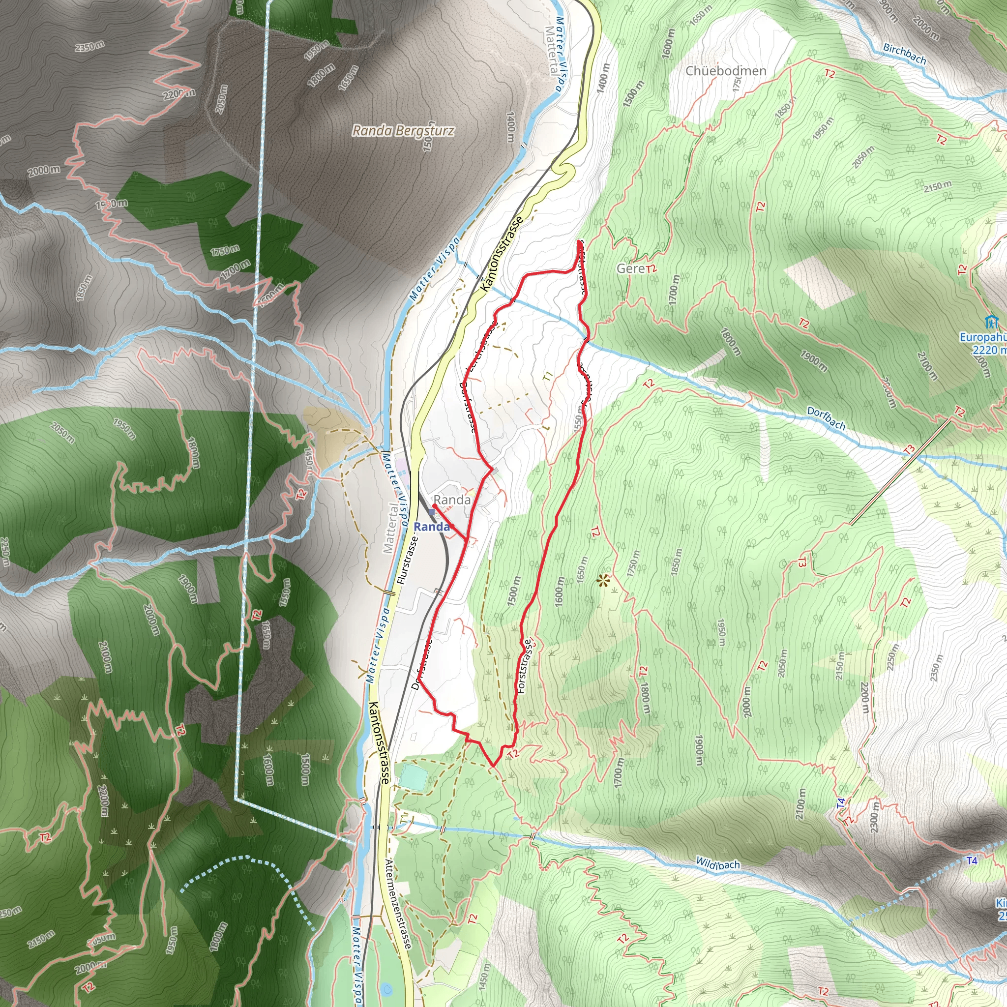 Village Forest Trail - Nr 60 mobile static map