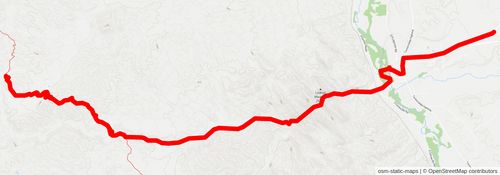 Southwestern Horseshoe Trail stage 101 Map