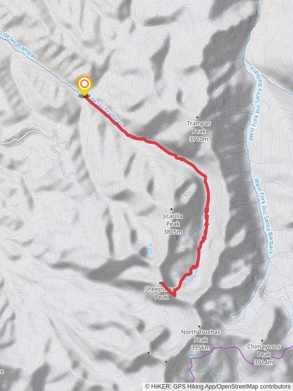 Trampas Lakes Trail and Sheepshead Peak