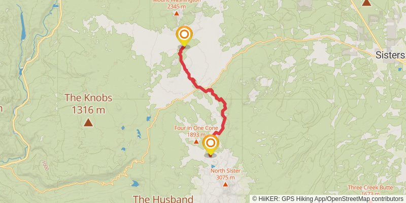 Ultra Pedestrian North Loop stage 143 Map