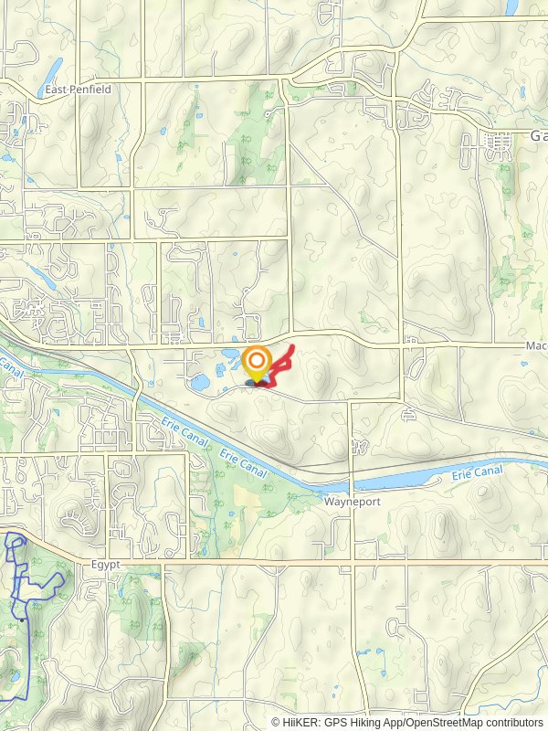 Frog Pond and Sunfish Pool Loop Trail from Perinton Parkway