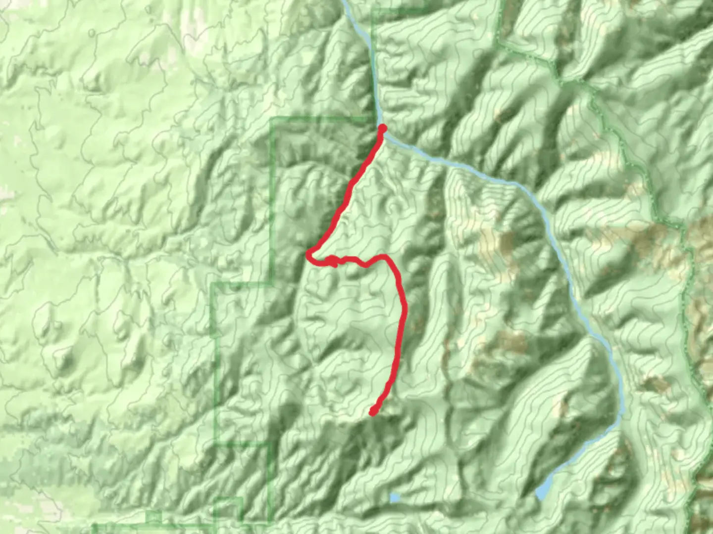 An image depicting the trail Willow Mountain via Gold Creek Trail and its surrounding area.
