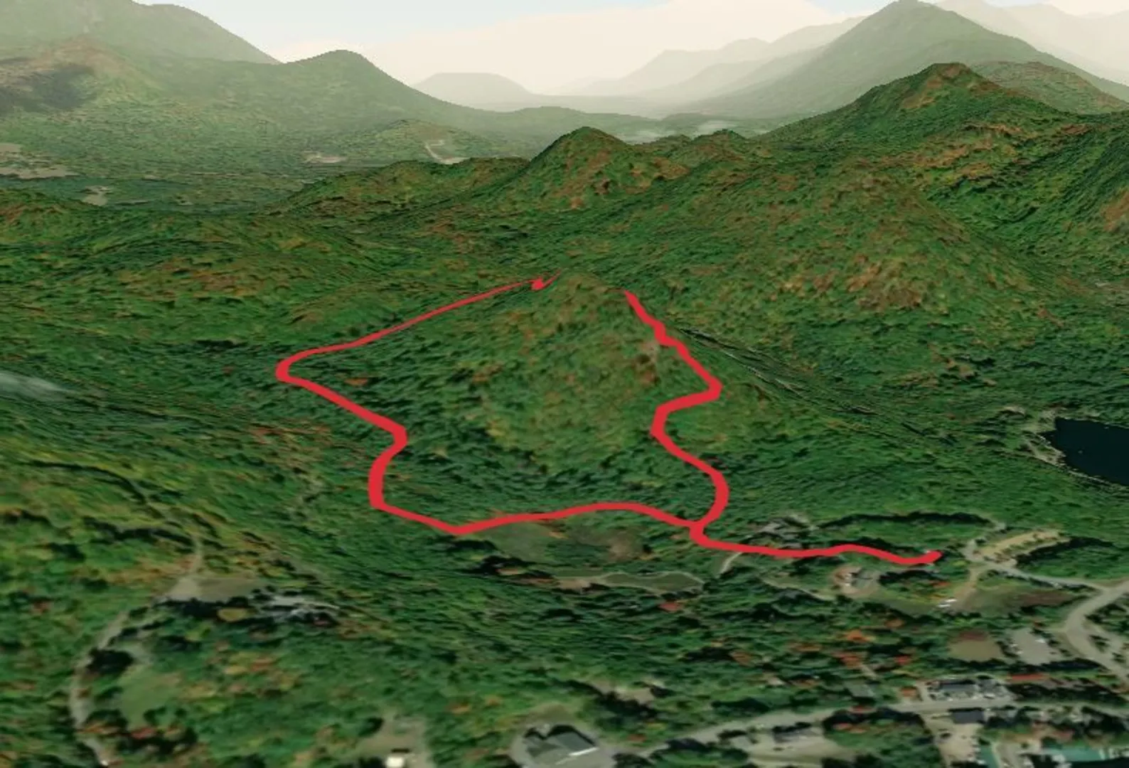 An image depicting the trail Mount Fayal Loop Trail and its surrounding area.