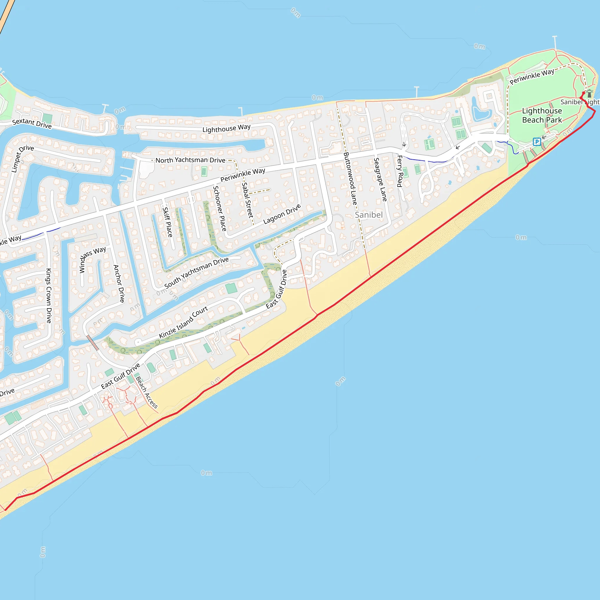 Lighthouse Beach Park mobile static map