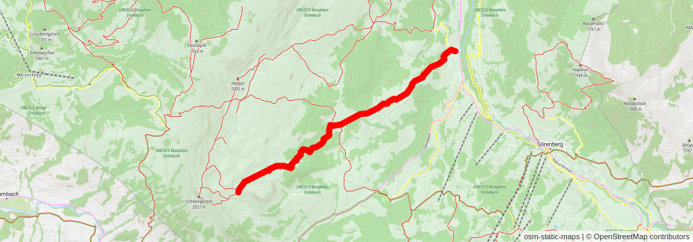 Hangst and Schibegutsch Loop from Sorenberg stage 2 Map