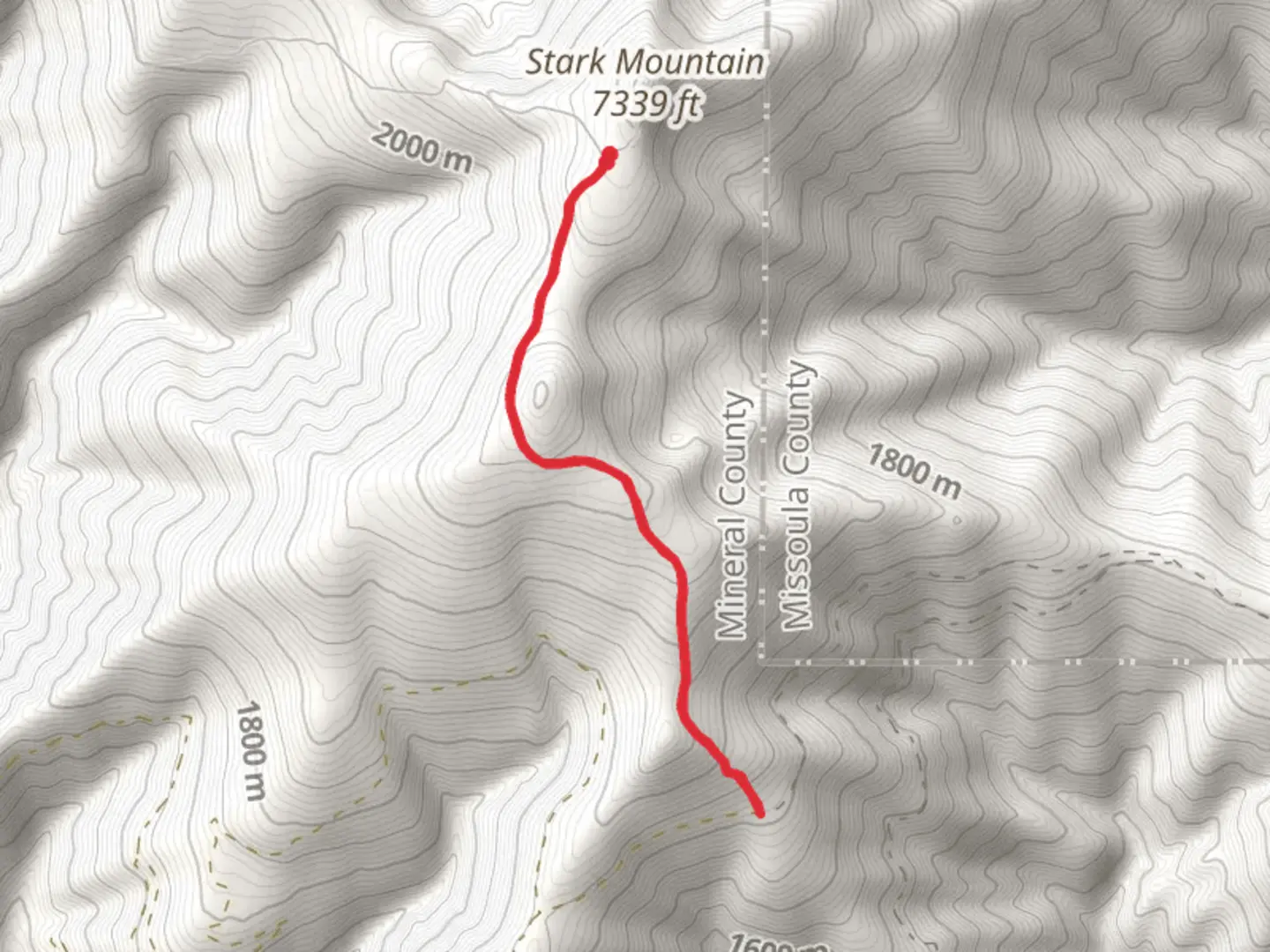 An image depicting the trail West Mountain Creek Trail and its surrounding area.
