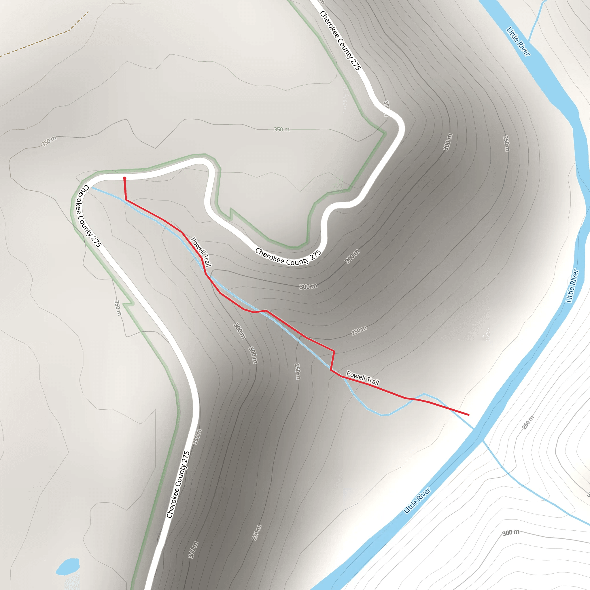 Little River Walk mobile static map