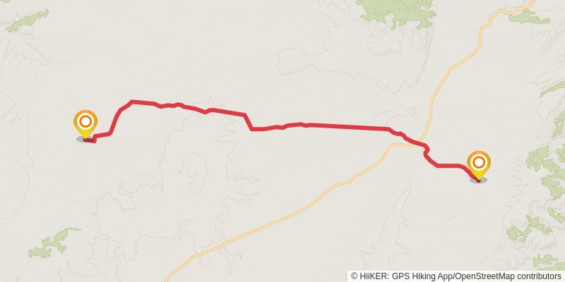 Continental Divide Trail - New Mexico stage 26 Map