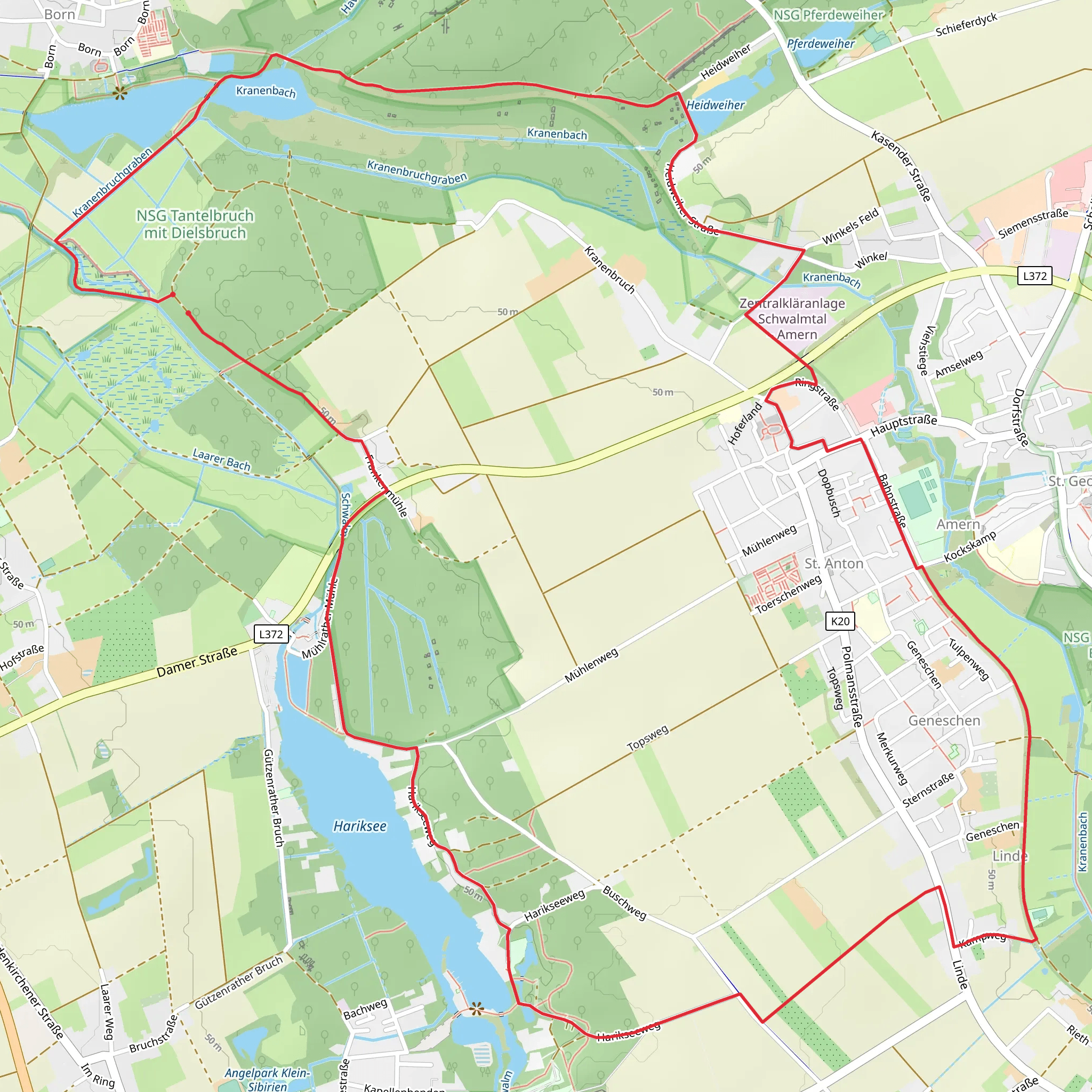 Kranenbach via Schwalmtalweg mobile static map