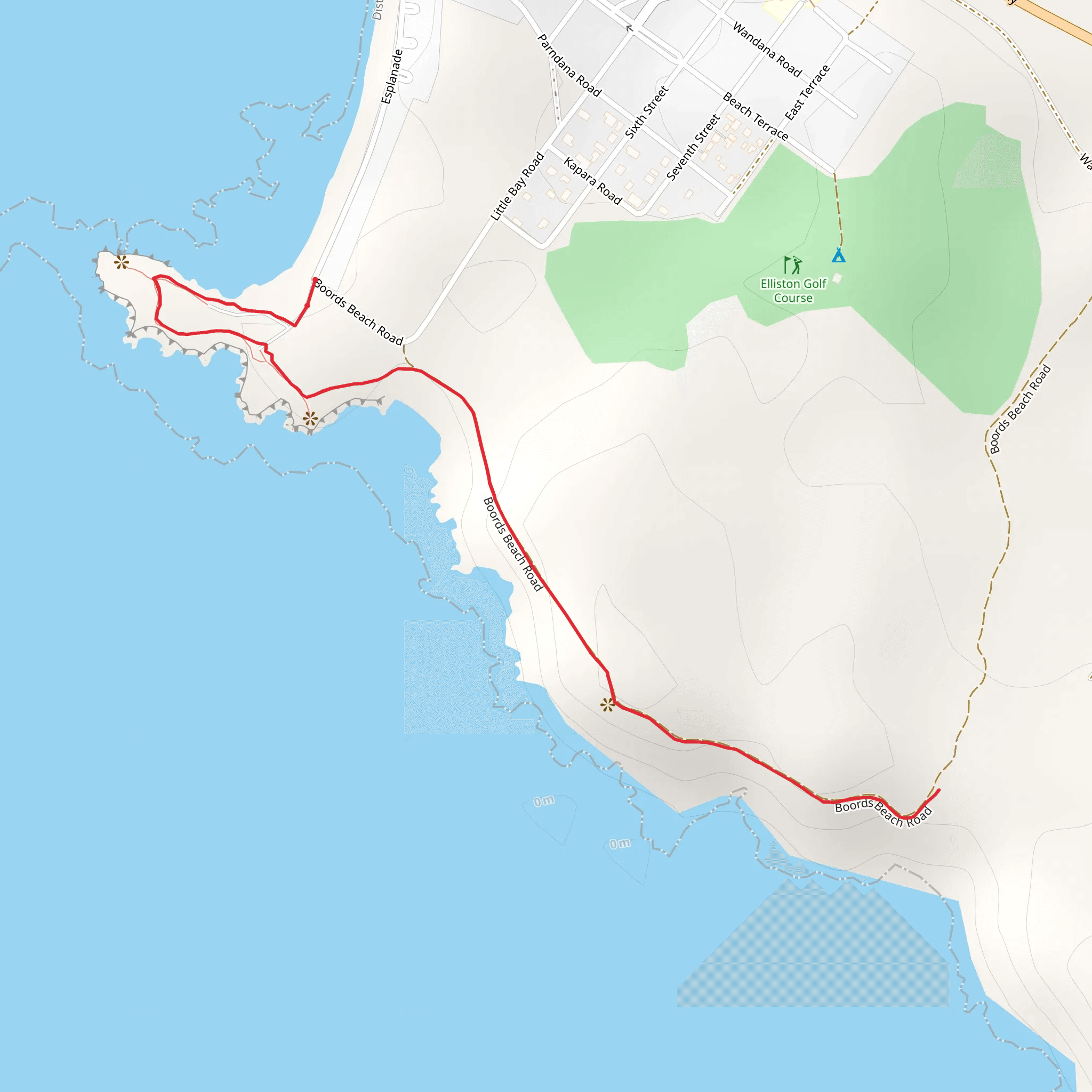 Little Bay Trail mobile static map