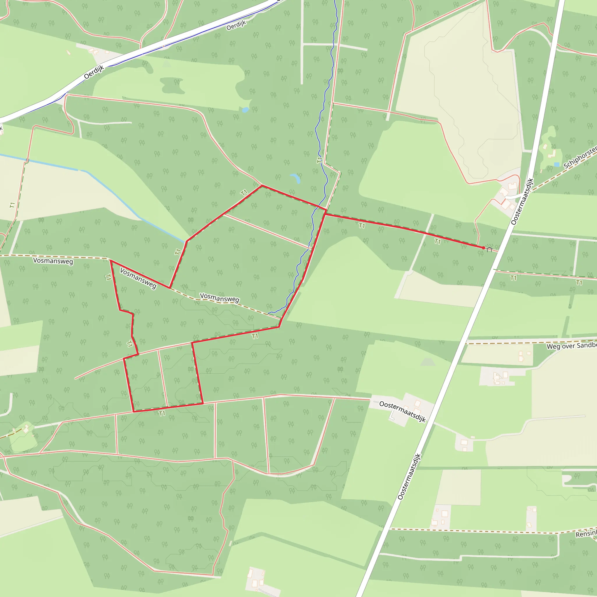 Gooierveld Loop mobile static map