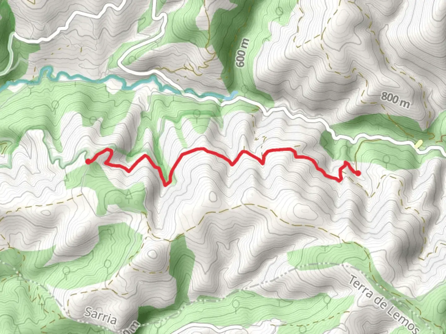 An image depicting the trail PR G 225 Ruta do Ferro and its surrounding area.