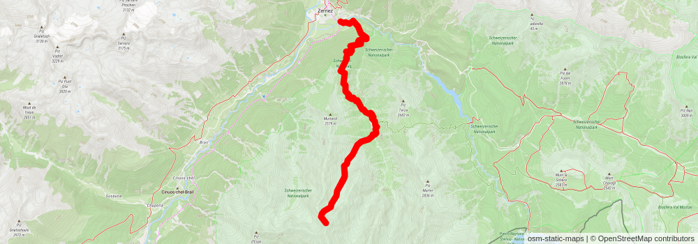 Piz Quattervals stage 3 Map