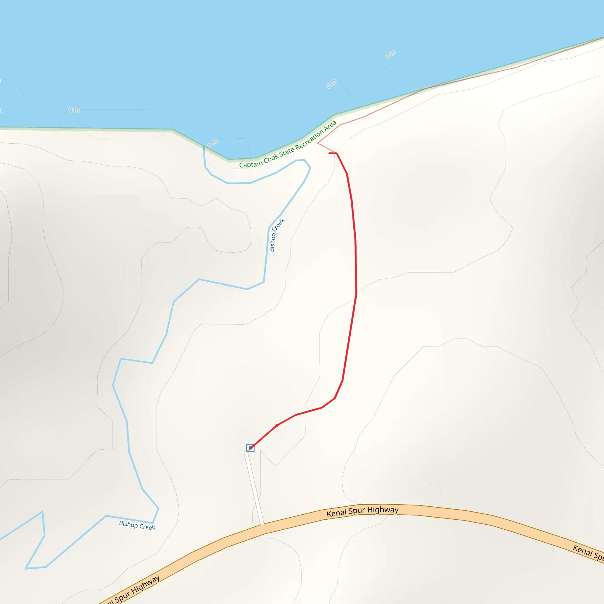 Bishop Creek mobile static map