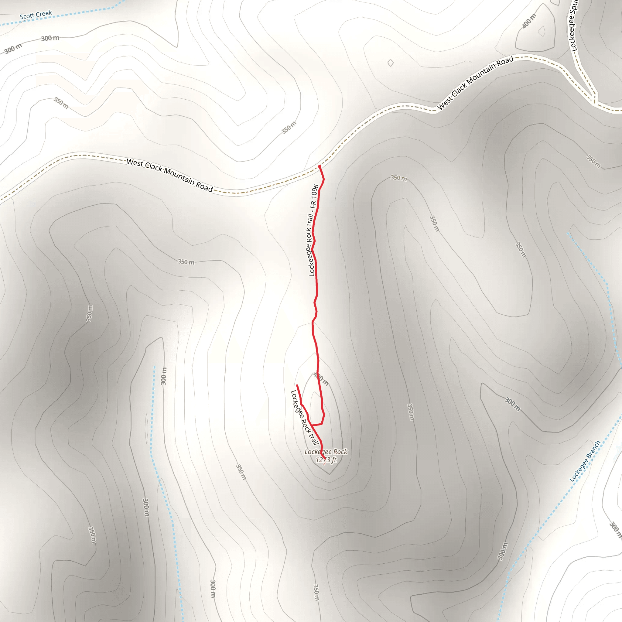 Lockegee Rock mobile static map