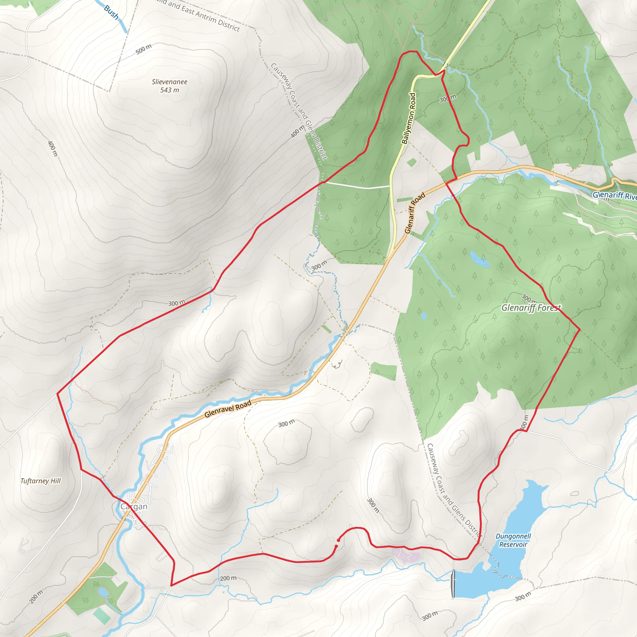 Dungonnell Way mobile static map