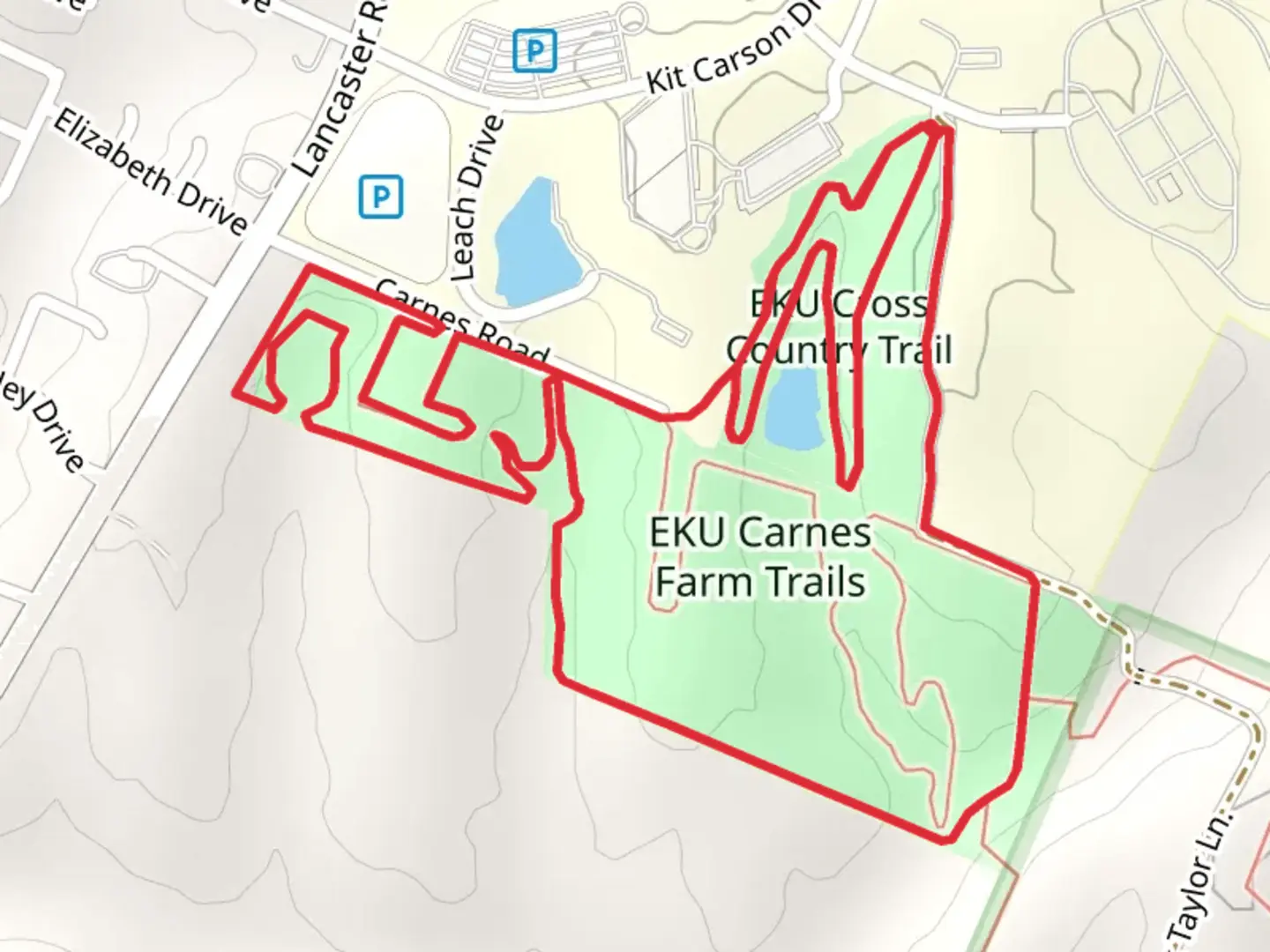 An image depicting the trail Woodchip Lake Trail and Farm Park Trail and its surrounding area.