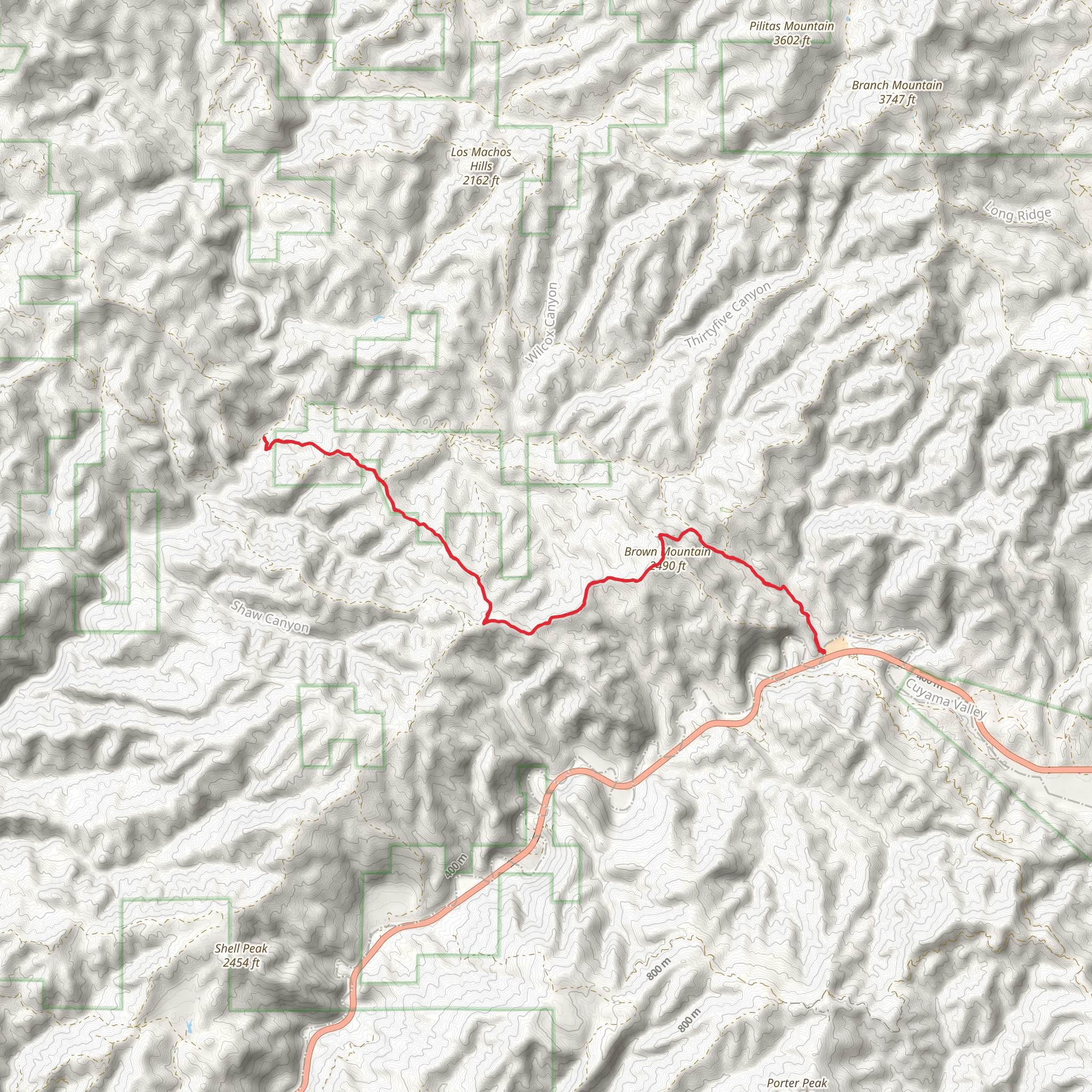 Logan Ridge Road mobile static map