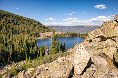 An image depicting the trail Salmon Lake via Gore Range Trail and its surrounding area.