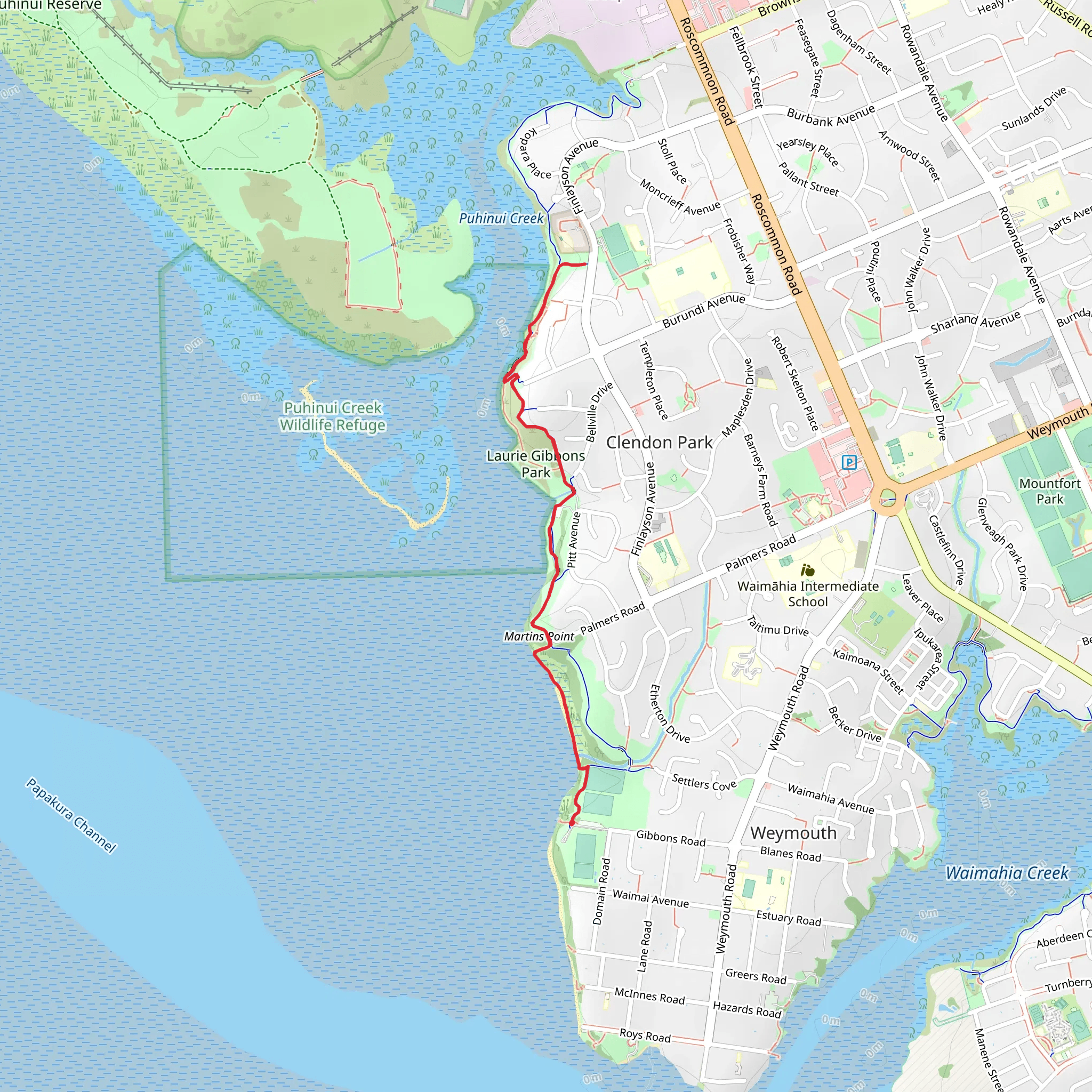 Laurie Gibbons Track mobile static map