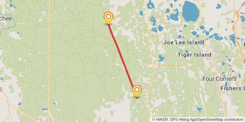 Gen James A Van Fleet State Trail stage 2 Map