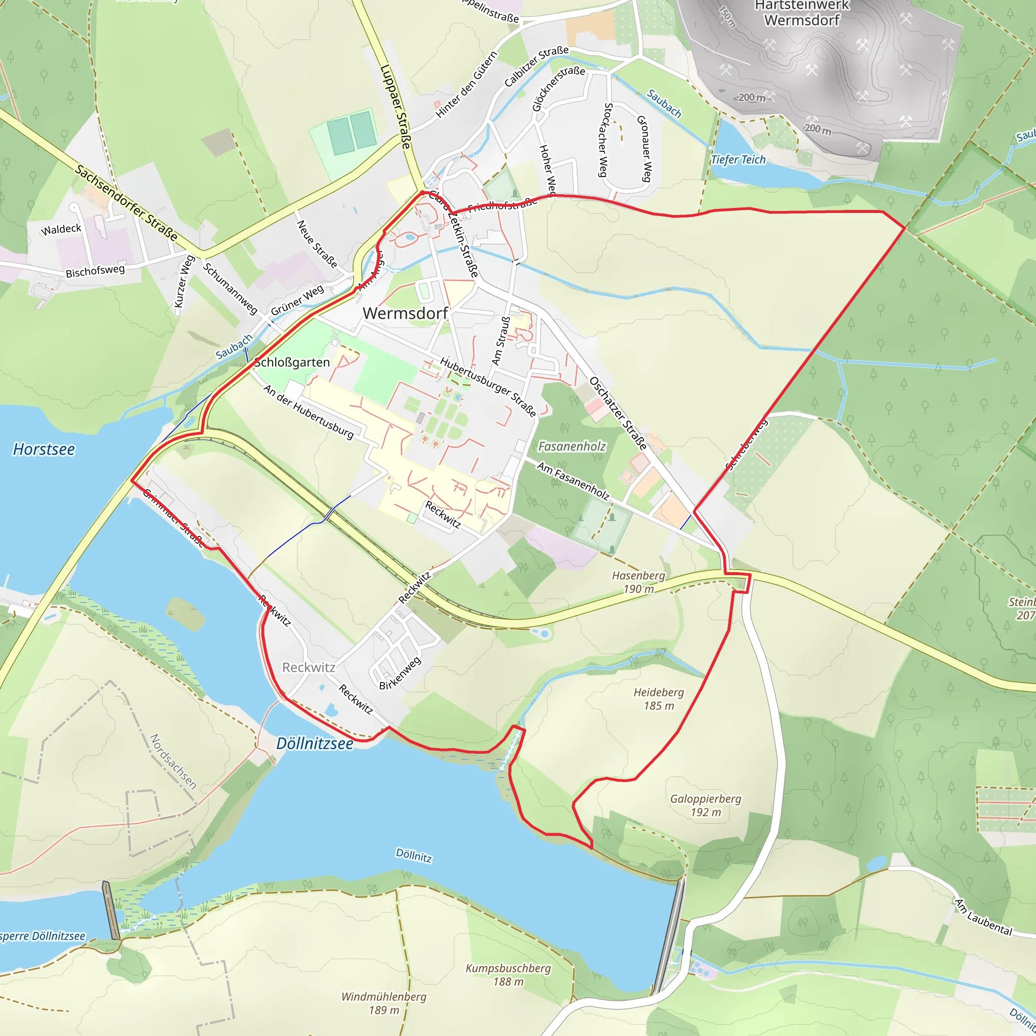 Rund um Wermsdorf mobile static map