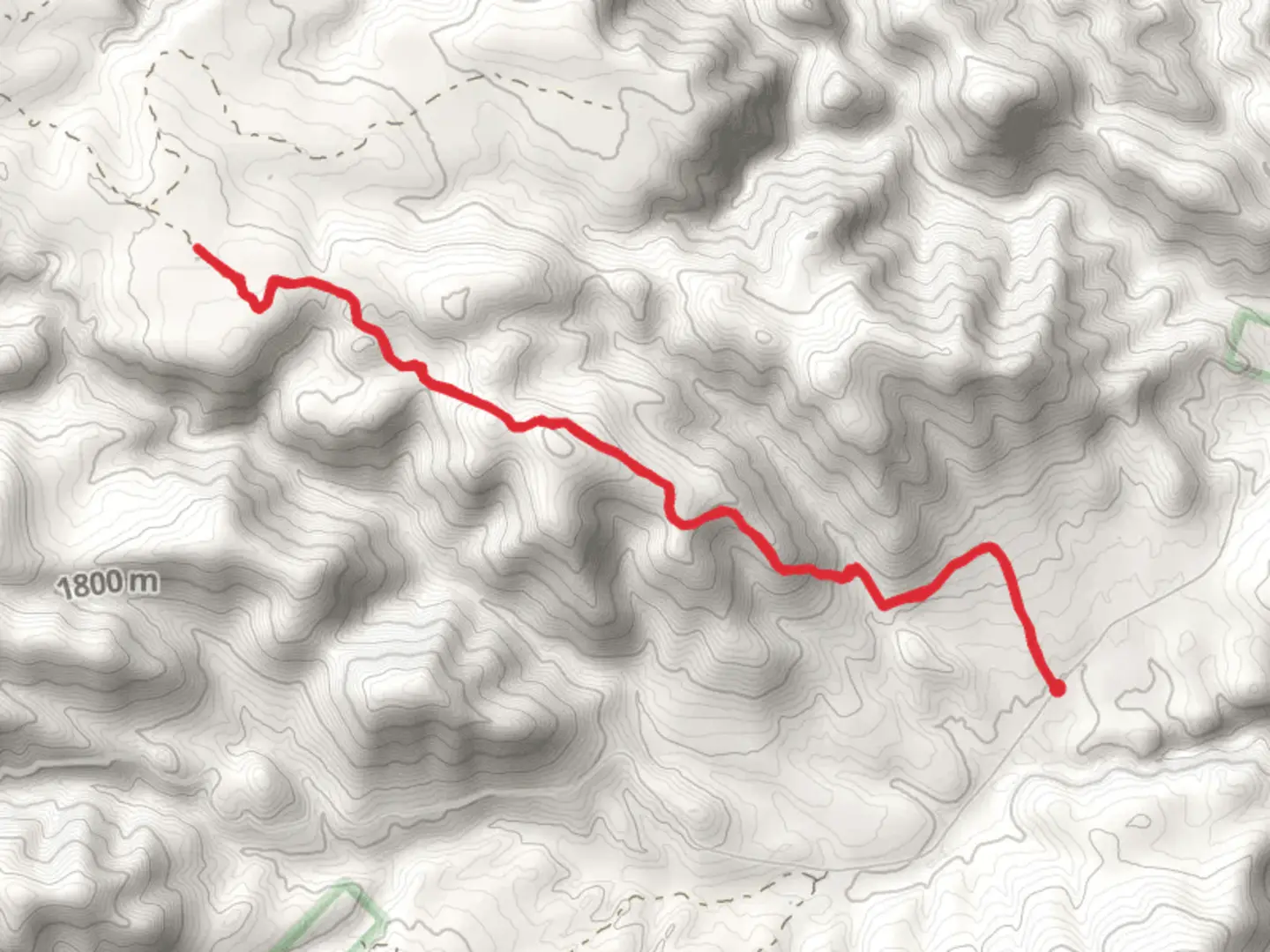 An image depicting the trail Smokey Trail and its surrounding area.