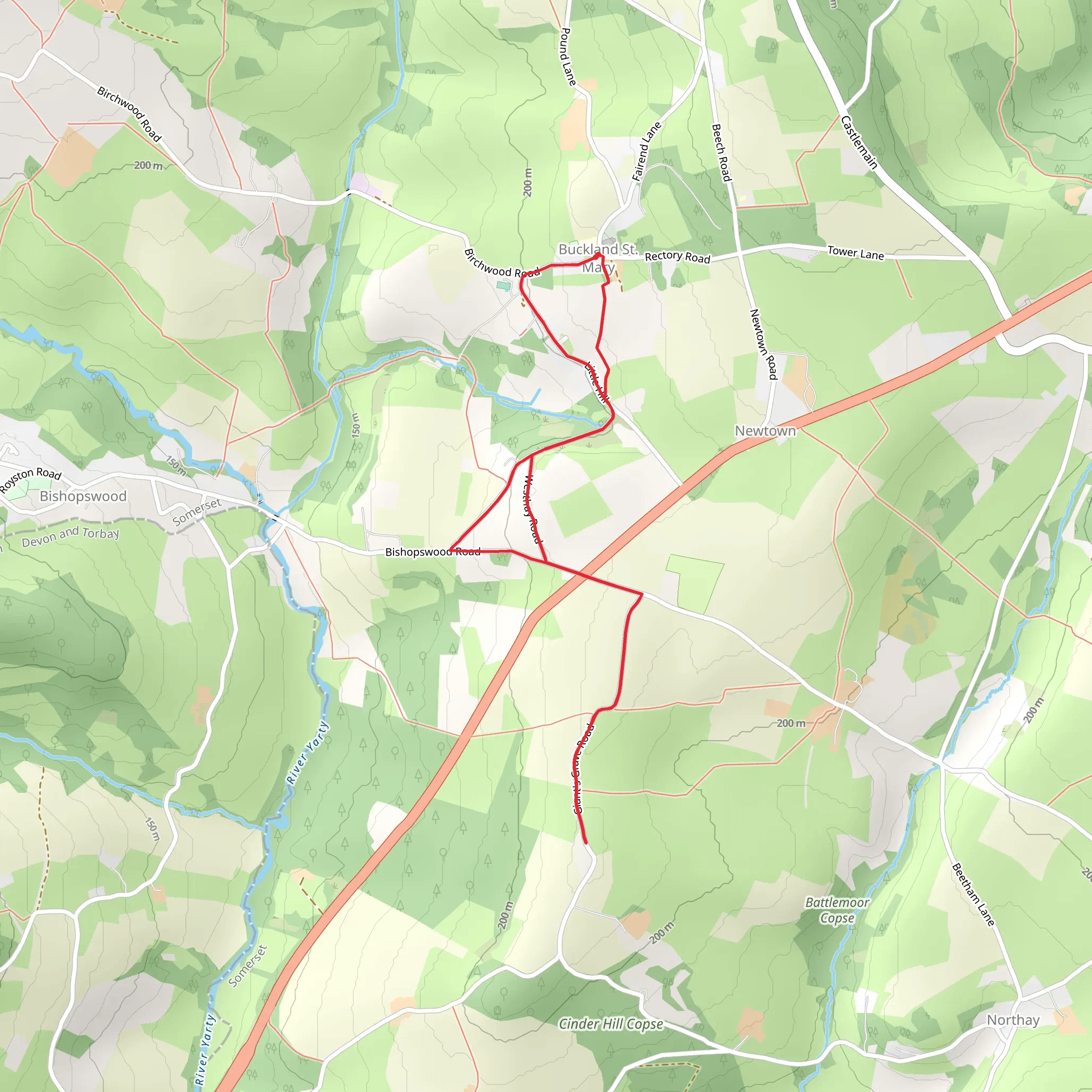 Little Hill Loop mobile static map