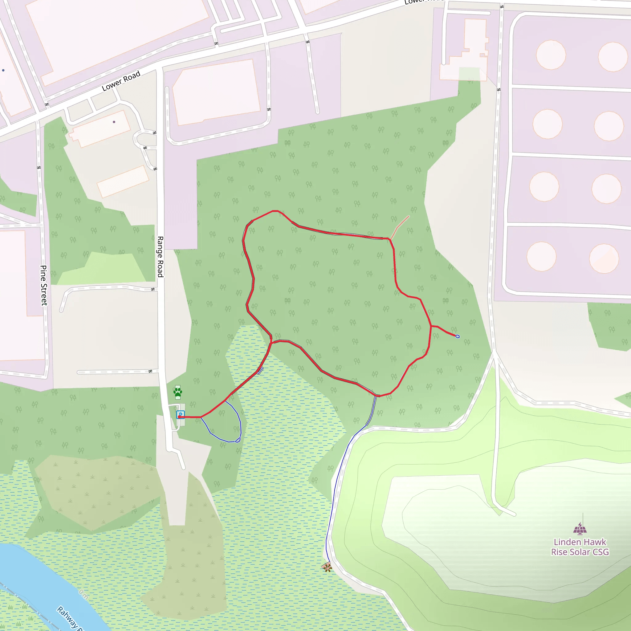 Range Road Loop mobile static map