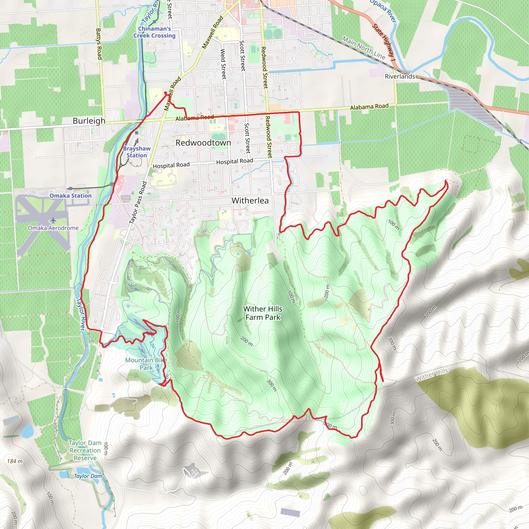 Mount Vernon to Cob Cottage Loop mobile static map