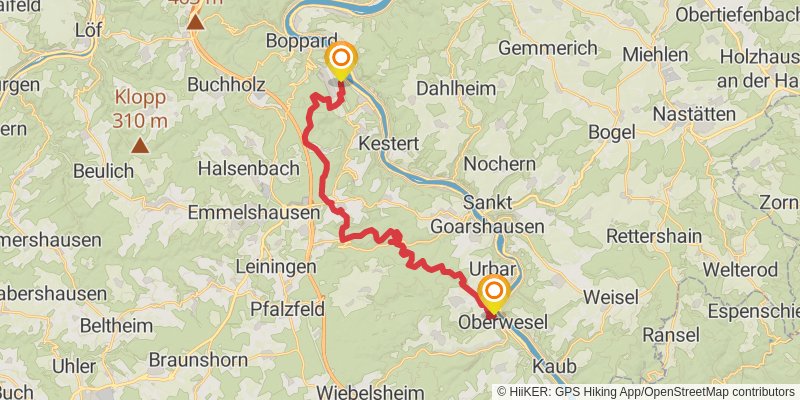RheinBurgenWeg alt 3 Map