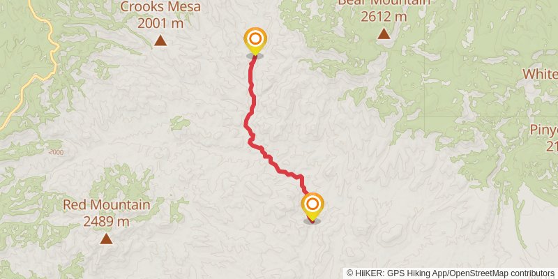 Blue River Trail and Little Dutch Blue Trail stage 4 Map