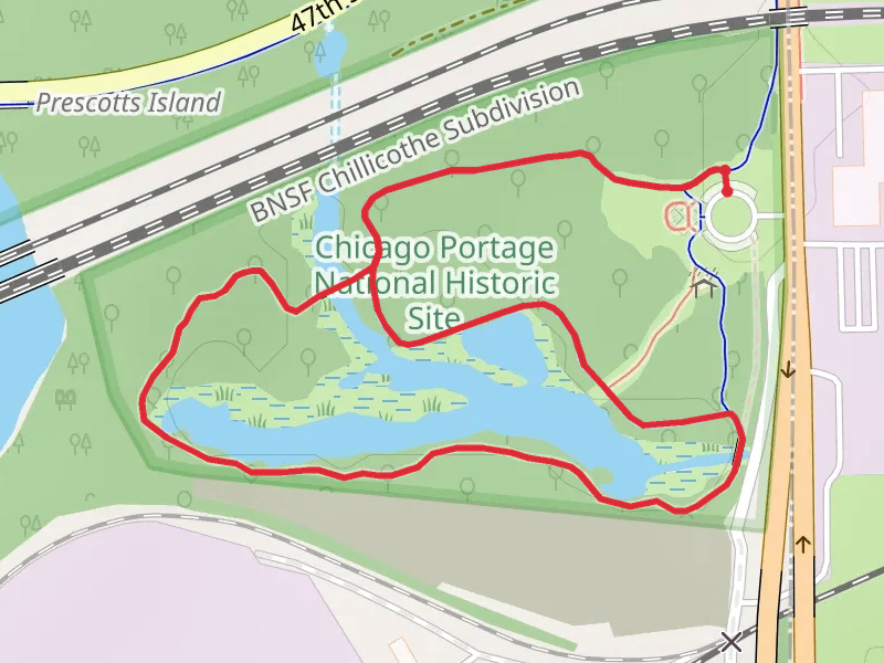 Salt Creek Greenway Black Paved and Unpaved Trail